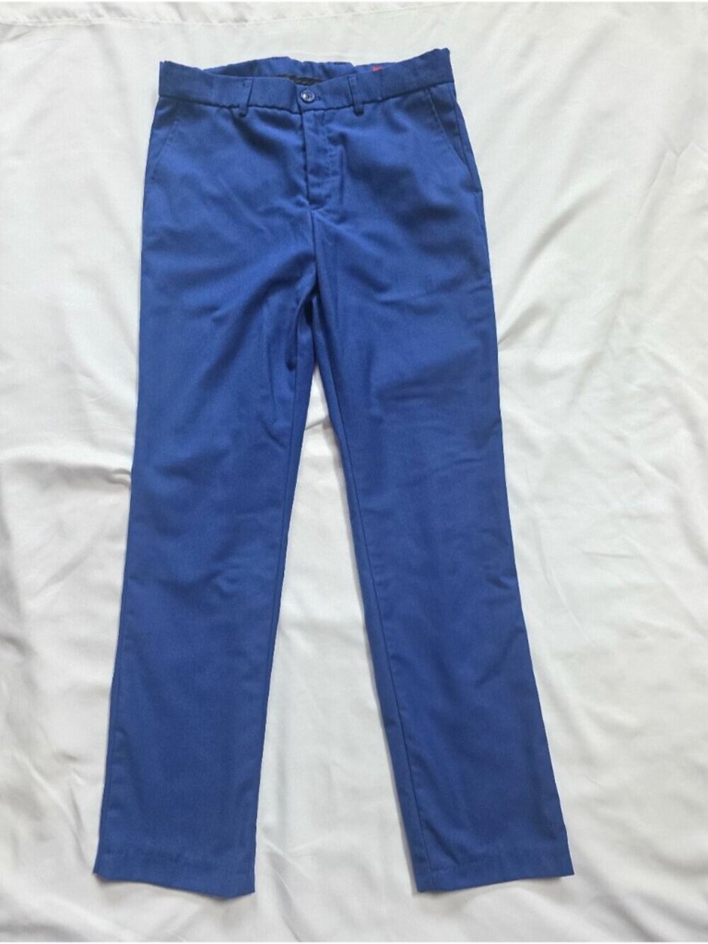 Plavict Boys Dress Pants Size 12 Royal Blue Flat Front Formal Uniform Pants